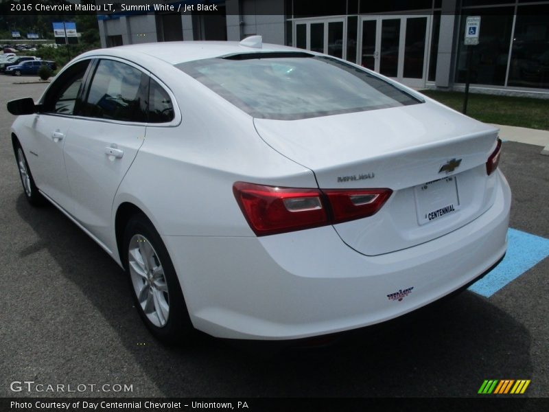 Summit White / Jet Black 2016 Chevrolet Malibu LT