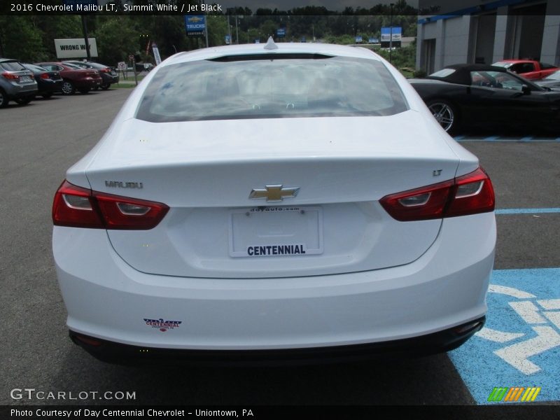 Summit White / Jet Black 2016 Chevrolet Malibu LT