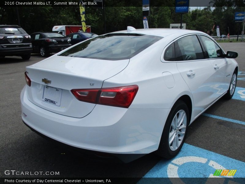 Summit White / Jet Black 2016 Chevrolet Malibu LT