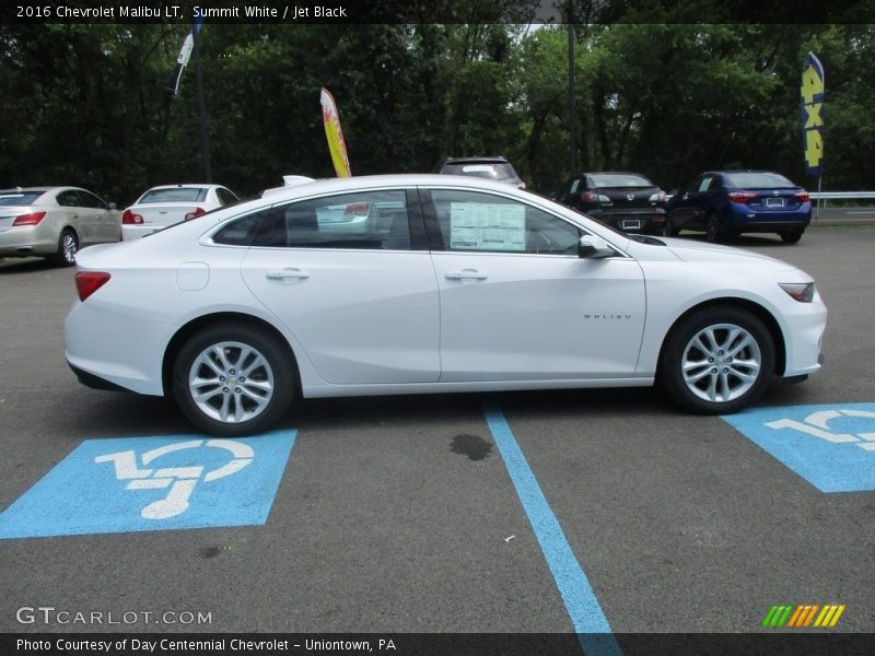 Summit White / Jet Black 2016 Chevrolet Malibu LT