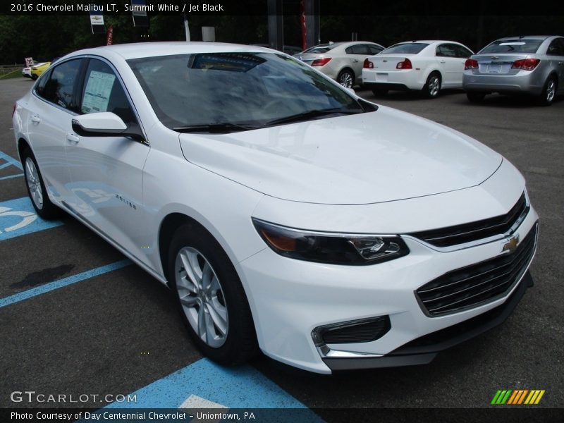 Summit White / Jet Black 2016 Chevrolet Malibu LT