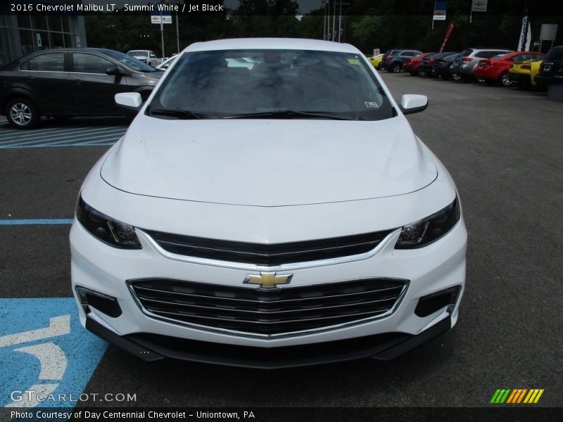 Summit White / Jet Black 2016 Chevrolet Malibu LT