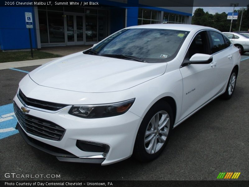 Summit White / Jet Black 2016 Chevrolet Malibu LT