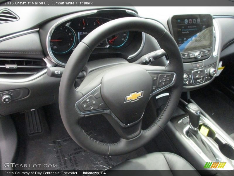 Summit White / Jet Black 2016 Chevrolet Malibu LT