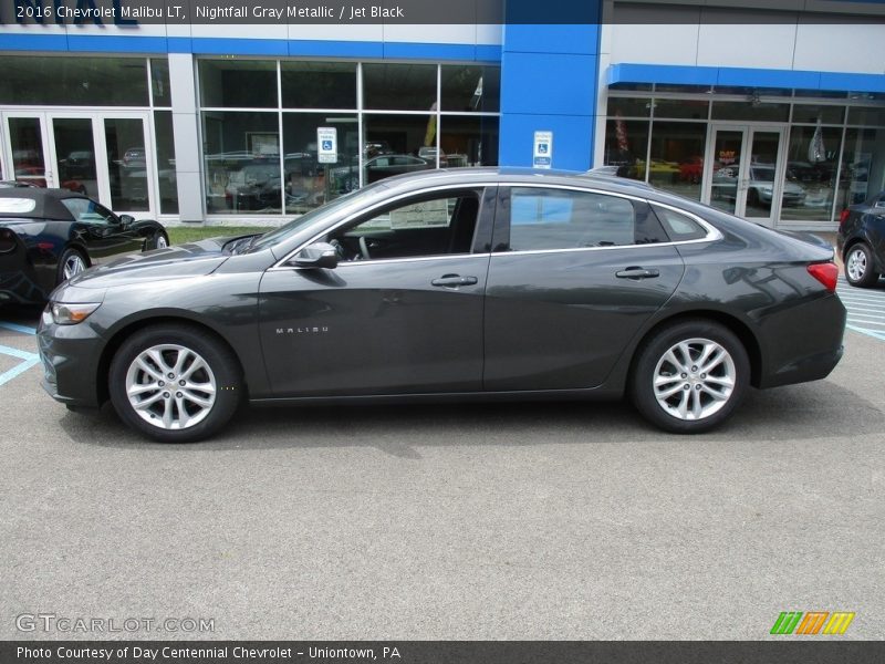 Nightfall Gray Metallic / Jet Black 2016 Chevrolet Malibu LT