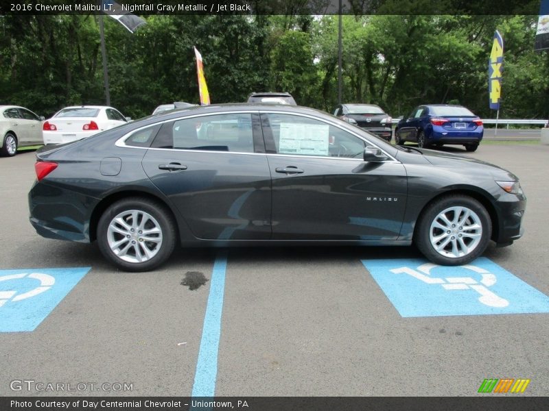 Nightfall Gray Metallic / Jet Black 2016 Chevrolet Malibu LT