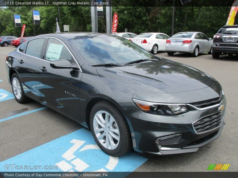 Nightfall Gray Metallic / Jet Black 2016 Chevrolet Malibu LT