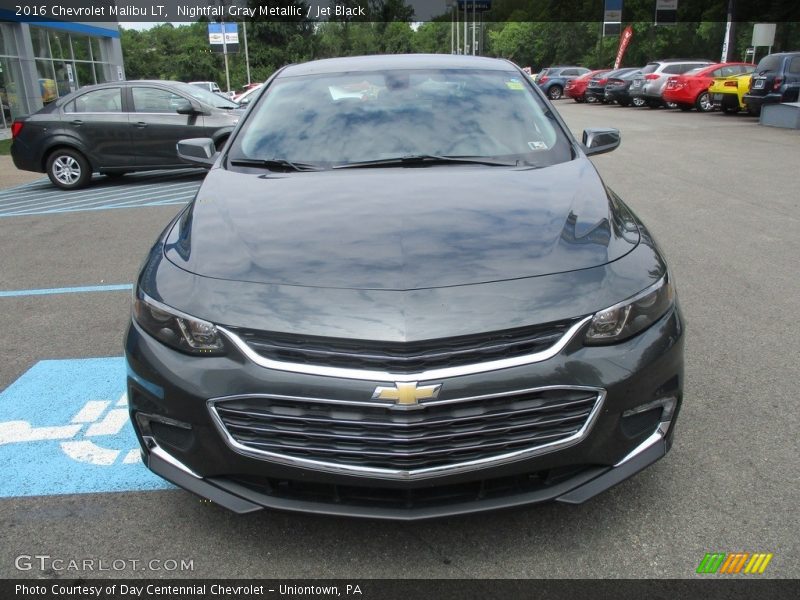 Nightfall Gray Metallic / Jet Black 2016 Chevrolet Malibu LT