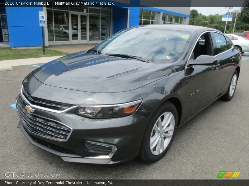 Nightfall Gray Metallic / Jet Black 2016 Chevrolet Malibu LT