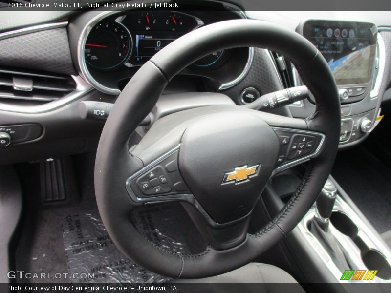 Nightfall Gray Metallic / Jet Black 2016 Chevrolet Malibu LT