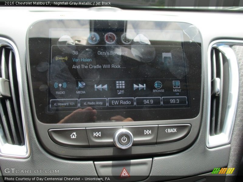 Nightfall Gray Metallic / Jet Black 2016 Chevrolet Malibu LT
