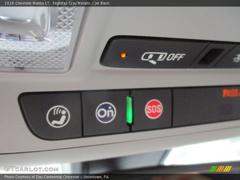 Nightfall Gray Metallic / Jet Black 2016 Chevrolet Malibu LT