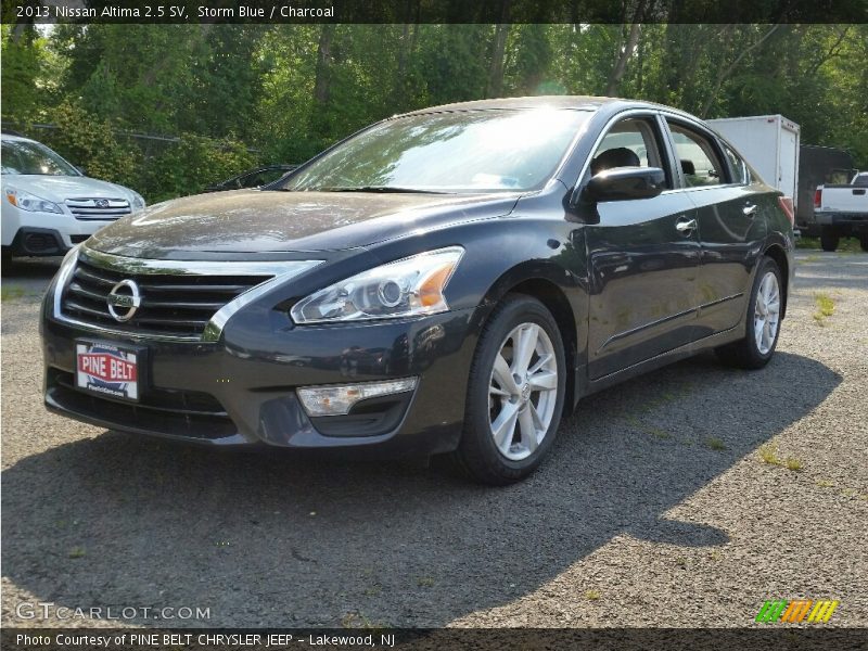 Storm Blue / Charcoal 2013 Nissan Altima 2.5 SV