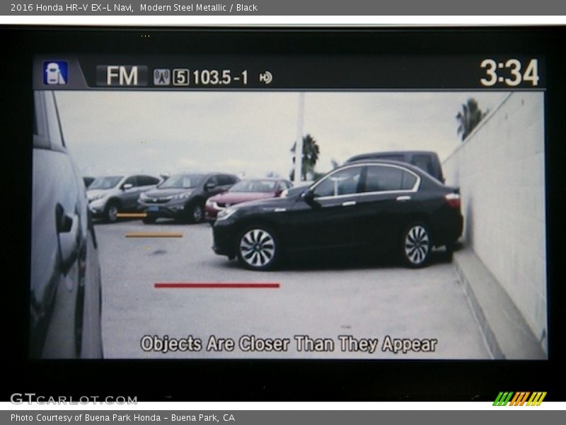 Modern Steel Metallic / Black 2016 Honda HR-V EX-L Navi