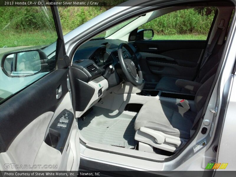 Alabaster Silver Metallic / Gray 2013 Honda CR-V EX