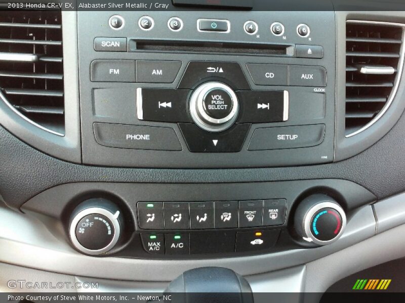 Alabaster Silver Metallic / Gray 2013 Honda CR-V EX
