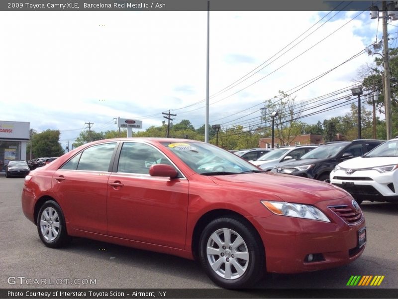 Barcelona Red Metallic / Ash 2009 Toyota Camry XLE