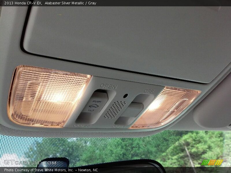 Alabaster Silver Metallic / Gray 2013 Honda CR-V EX