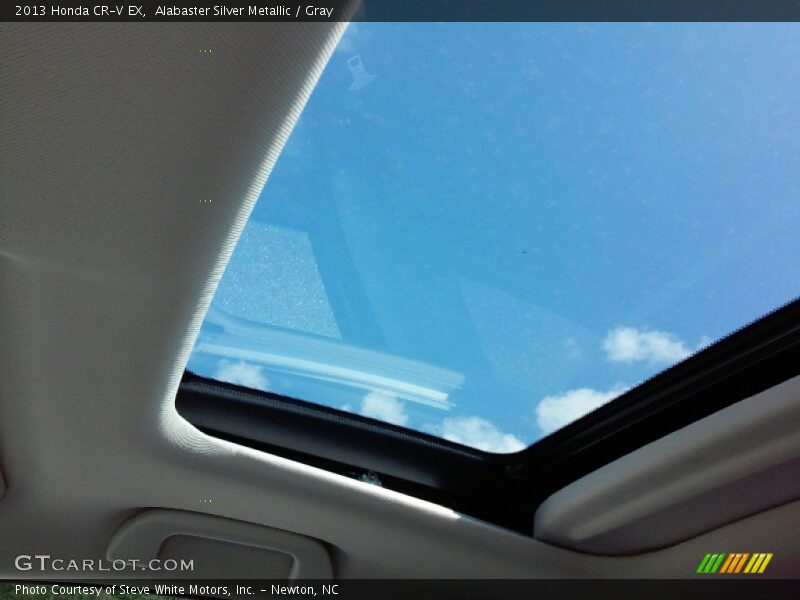 Alabaster Silver Metallic / Gray 2013 Honda CR-V EX