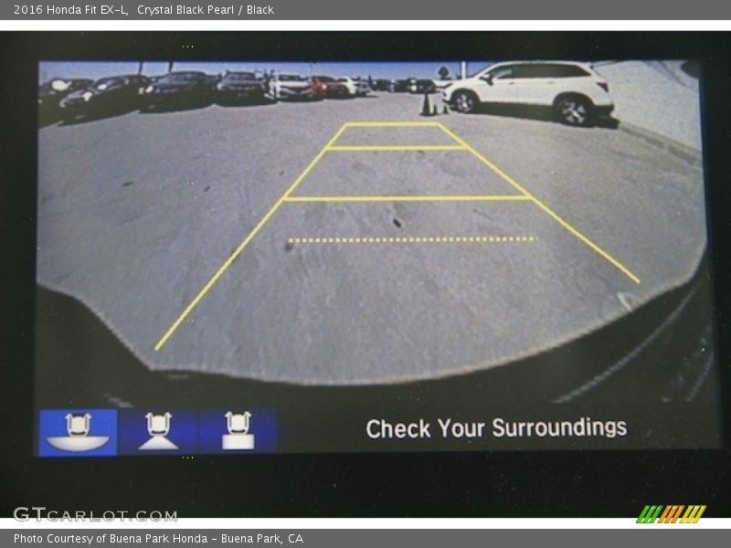 Crystal Black Pearl / Black 2016 Honda Fit EX-L
