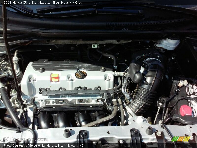 Alabaster Silver Metallic / Gray 2013 Honda CR-V EX