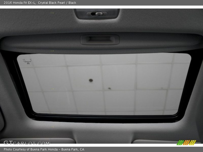 Crystal Black Pearl / Black 2016 Honda Fit EX-L