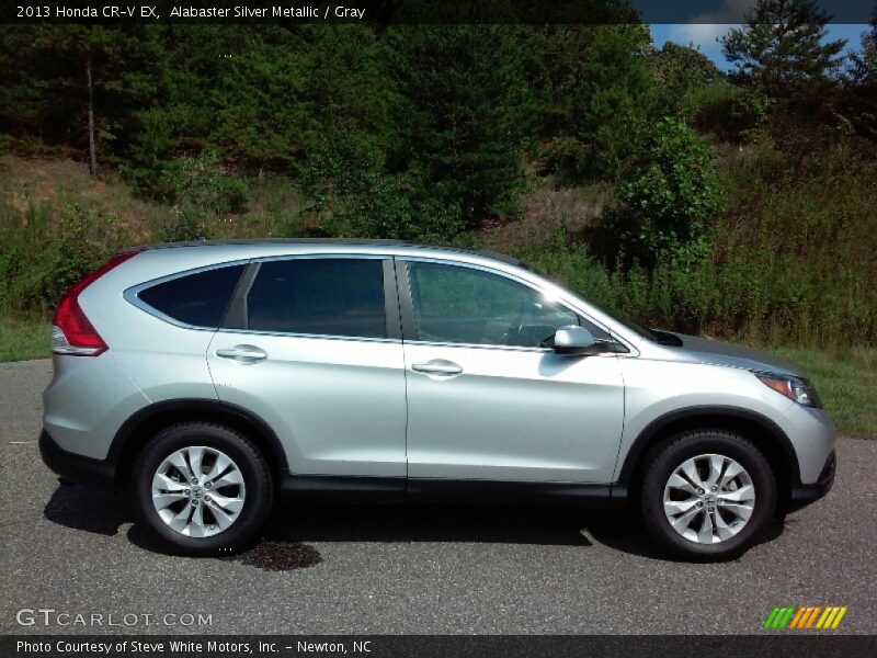 Alabaster Silver Metallic / Gray 2013 Honda CR-V EX
