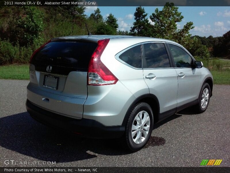 Alabaster Silver Metallic / Gray 2013 Honda CR-V EX