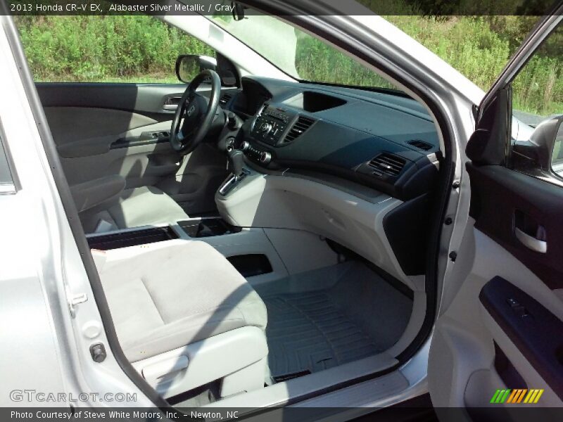 Alabaster Silver Metallic / Gray 2013 Honda CR-V EX