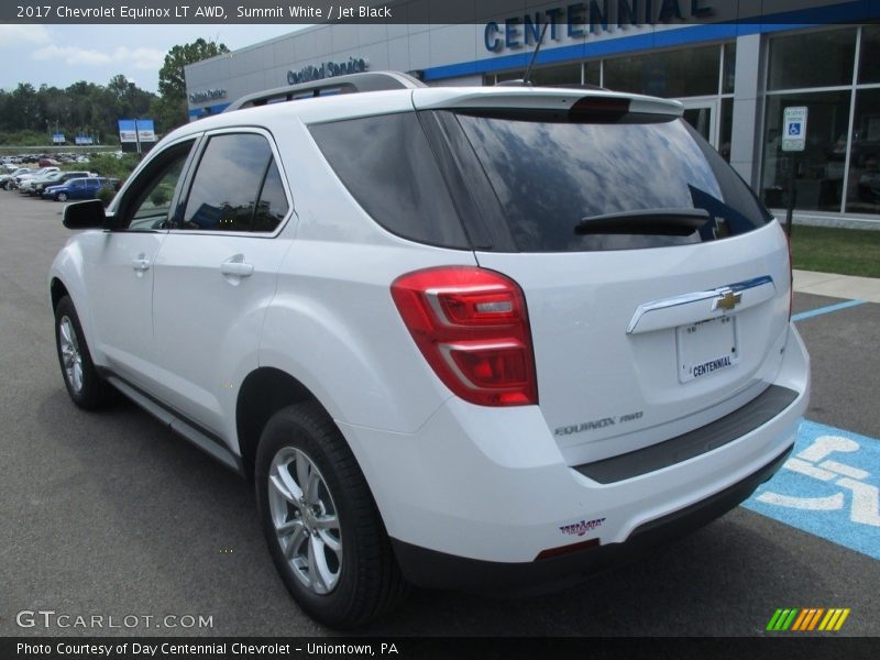 Summit White / Jet Black 2017 Chevrolet Equinox LT AWD