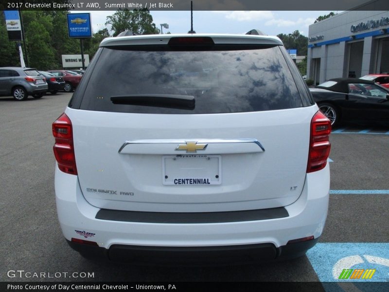 Summit White / Jet Black 2017 Chevrolet Equinox LT AWD