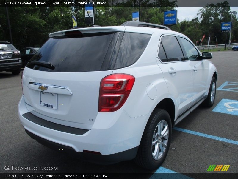 Summit White / Jet Black 2017 Chevrolet Equinox LT AWD