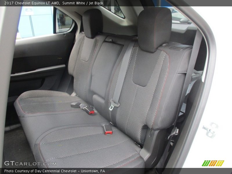 Rear Seat of 2017 Equinox LT AWD