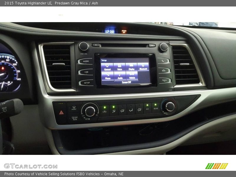 Predawn Gray Mica / Ash 2015 Toyota Highlander LE