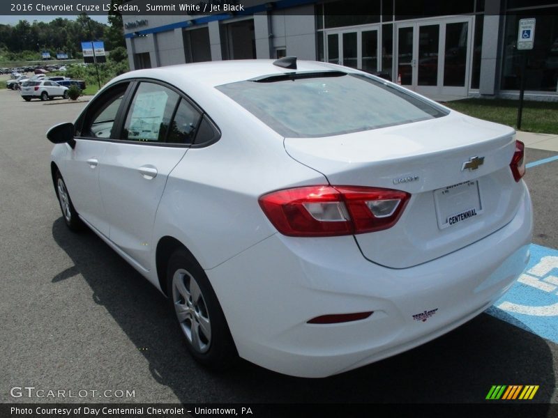 Summit White / Jet Black 2016 Chevrolet Cruze LS Sedan