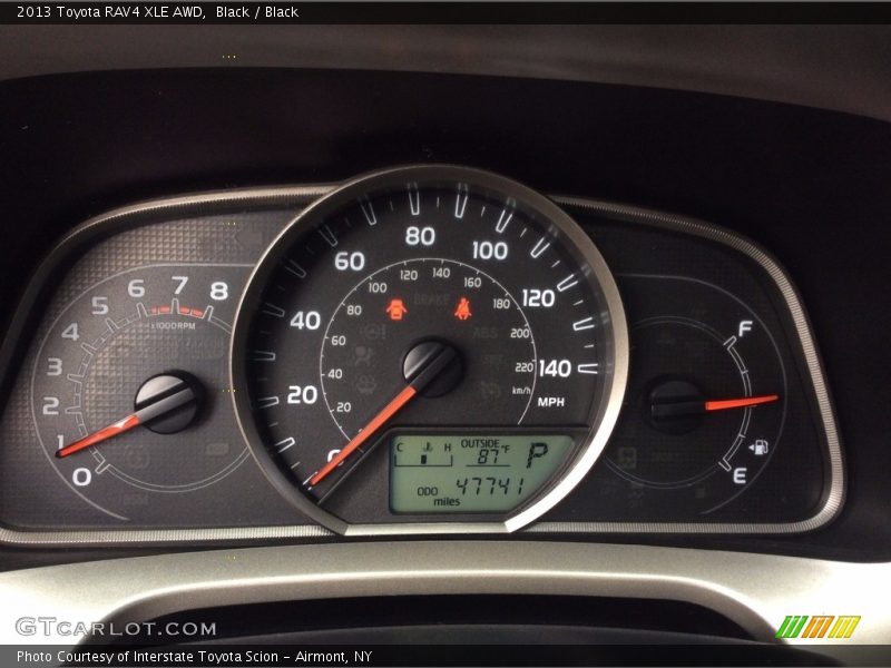 Black / Black 2013 Toyota RAV4 XLE AWD
