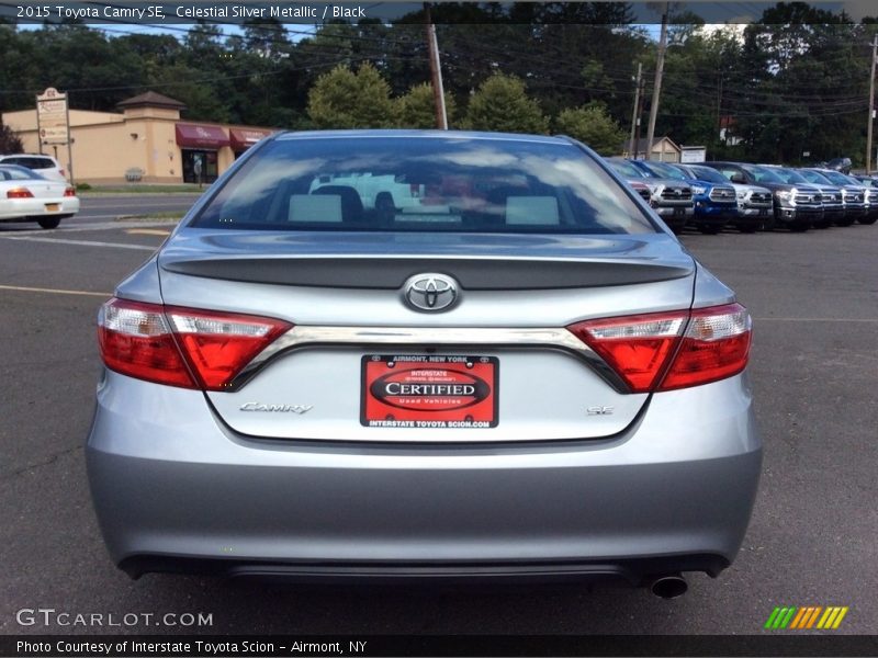 Celestial Silver Metallic / Black 2015 Toyota Camry SE