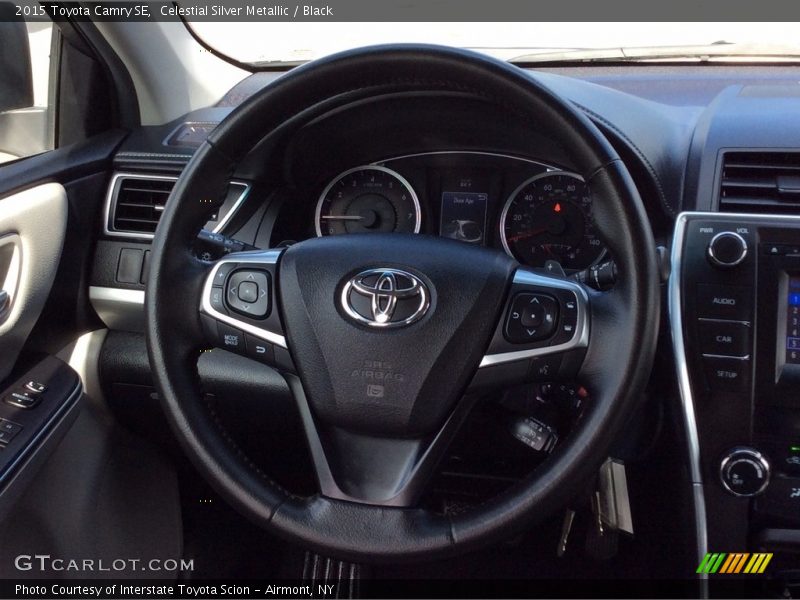 Celestial Silver Metallic / Black 2015 Toyota Camry SE