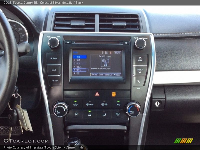 Celestial Silver Metallic / Black 2015 Toyota Camry SE
