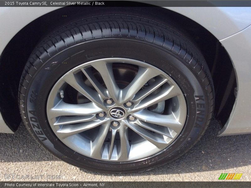 Celestial Silver Metallic / Black 2015 Toyota Camry SE