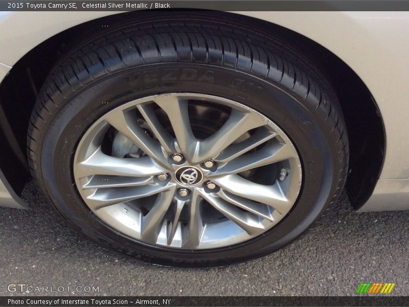 Celestial Silver Metallic / Black 2015 Toyota Camry SE