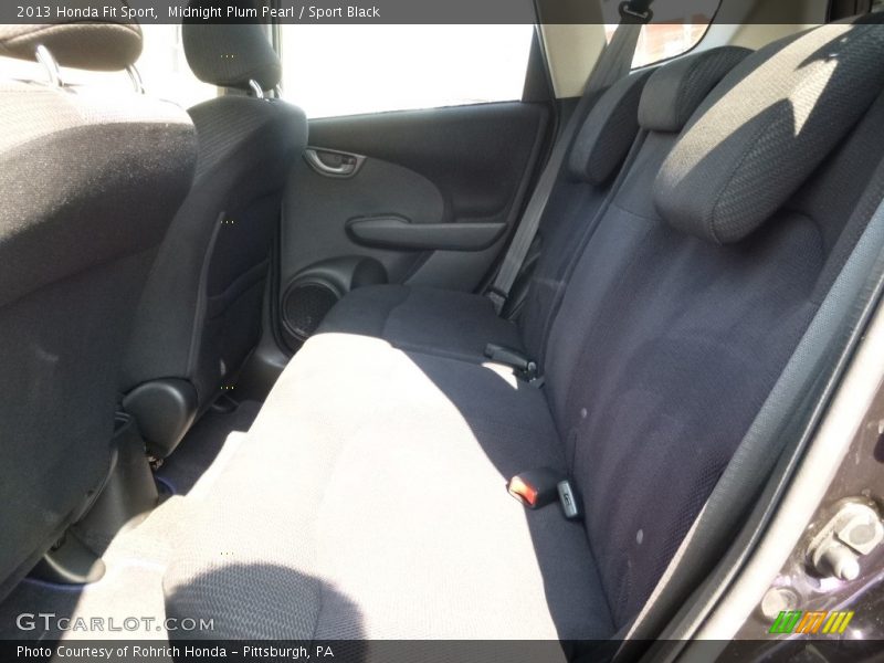 Midnight Plum Pearl / Sport Black 2013 Honda Fit Sport