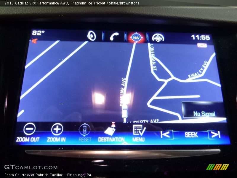 Platinum Ice Tricoat / Shale/Brownstone 2013 Cadillac SRX Performance AWD