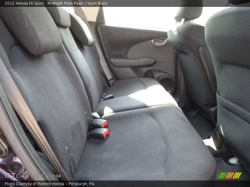 Midnight Plum Pearl / Sport Black 2013 Honda Fit Sport