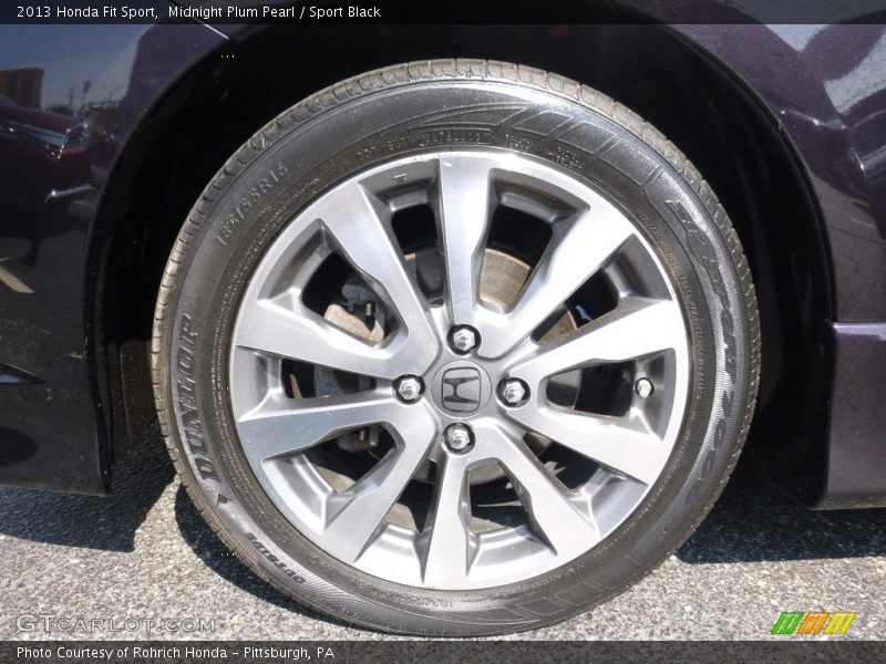 Midnight Plum Pearl / Sport Black 2013 Honda Fit Sport
