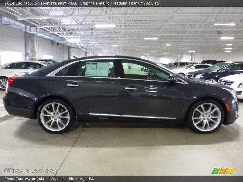Graphite Metallic / Medium Titanium/Jet Black 2014 Cadillac XTS Vsport Premium AWD