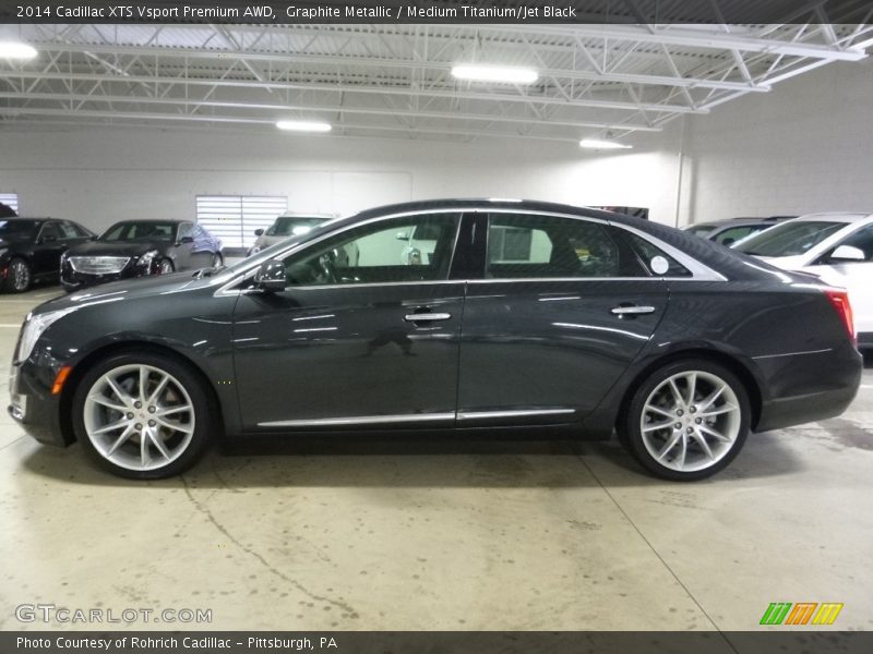 Graphite Metallic / Medium Titanium/Jet Black 2014 Cadillac XTS Vsport Premium AWD