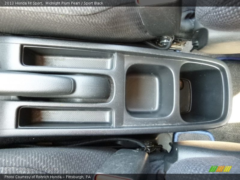 Midnight Plum Pearl / Sport Black 2013 Honda Fit Sport