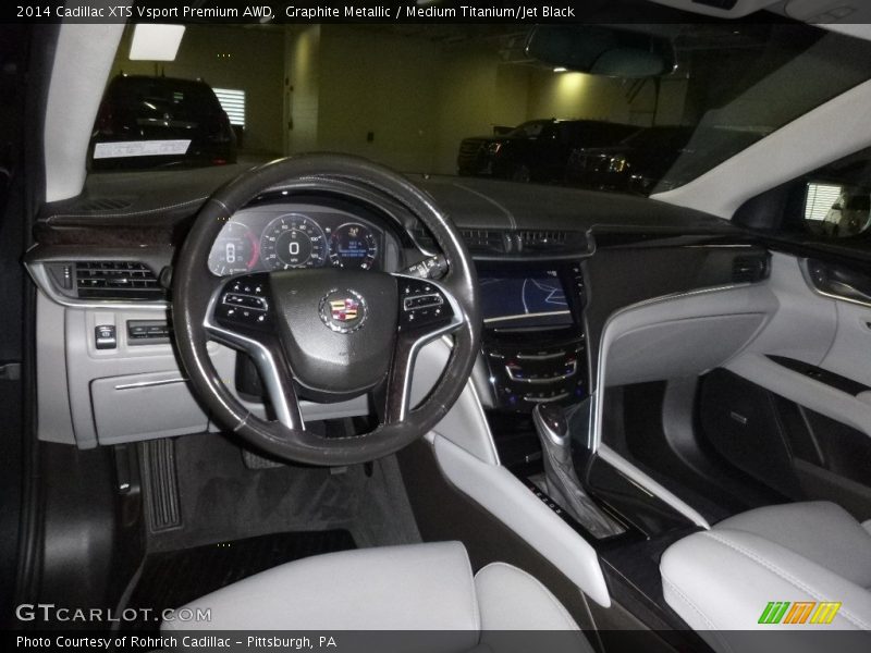 Graphite Metallic / Medium Titanium/Jet Black 2014 Cadillac XTS Vsport Premium AWD