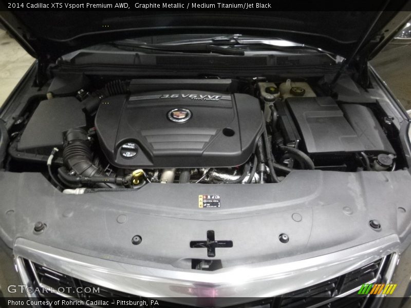 Graphite Metallic / Medium Titanium/Jet Black 2014 Cadillac XTS Vsport Premium AWD